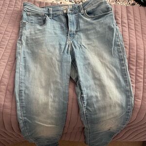 levi’s high wash skinny jeans
